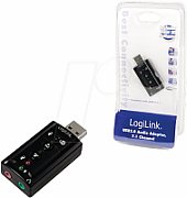 PLACA de SUNET Logilink, extern, 7.1, interfata USB 2.0, conectori 3.5 mm jack,  UA0078 