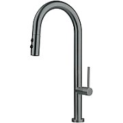 Kitchen faucet with pull-out spout - 2 types of spray
