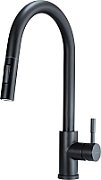 KITCHEN MIXER WITH PULL-OUT SHOWER DEANTE TWO FLOWS  BLACK LIMA