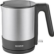 Severin WK 3409 electric kettle 1.7 L 2200 W Black  Stainless steel