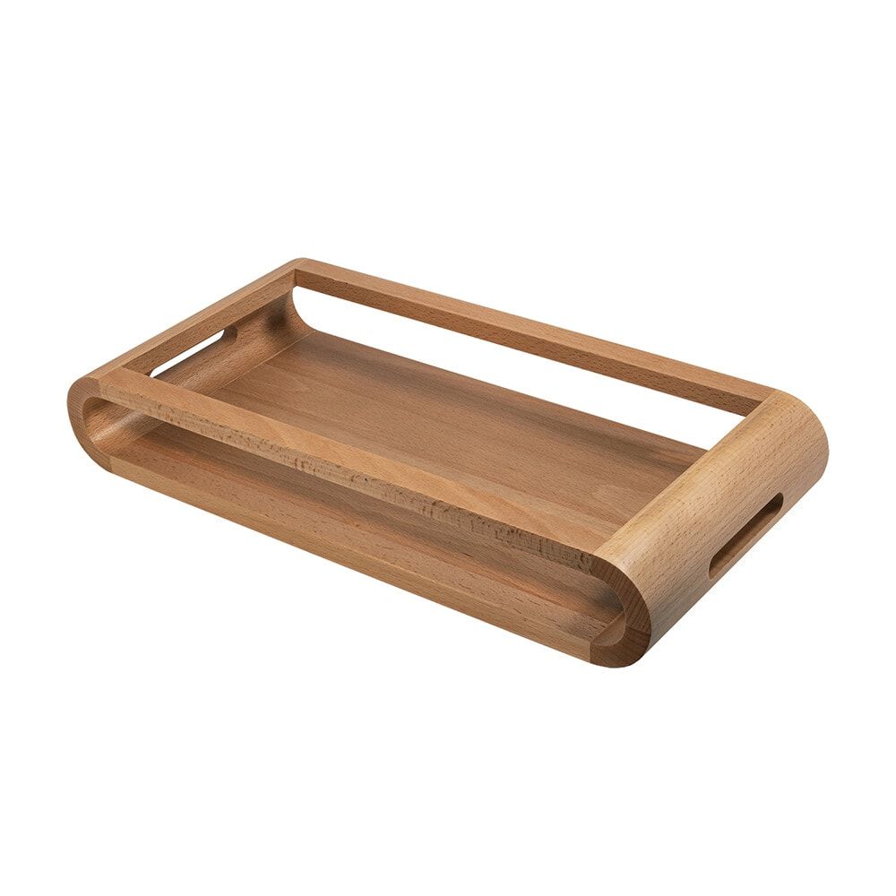 ARTELEGNO VASD Double-sided walnut wood tray 21 x 43 cm