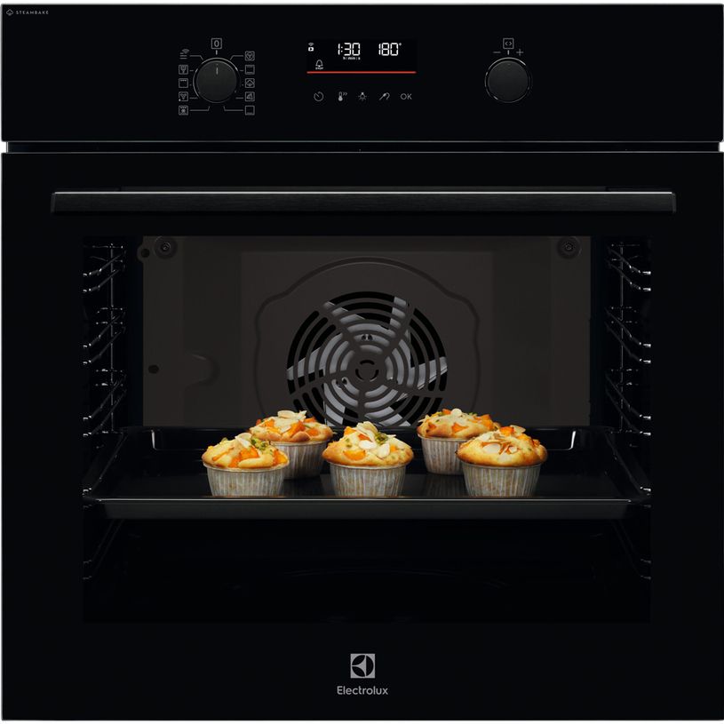 Electrolux EOD6F77WZ SteamBake 600 Catalysis Steam oven Black