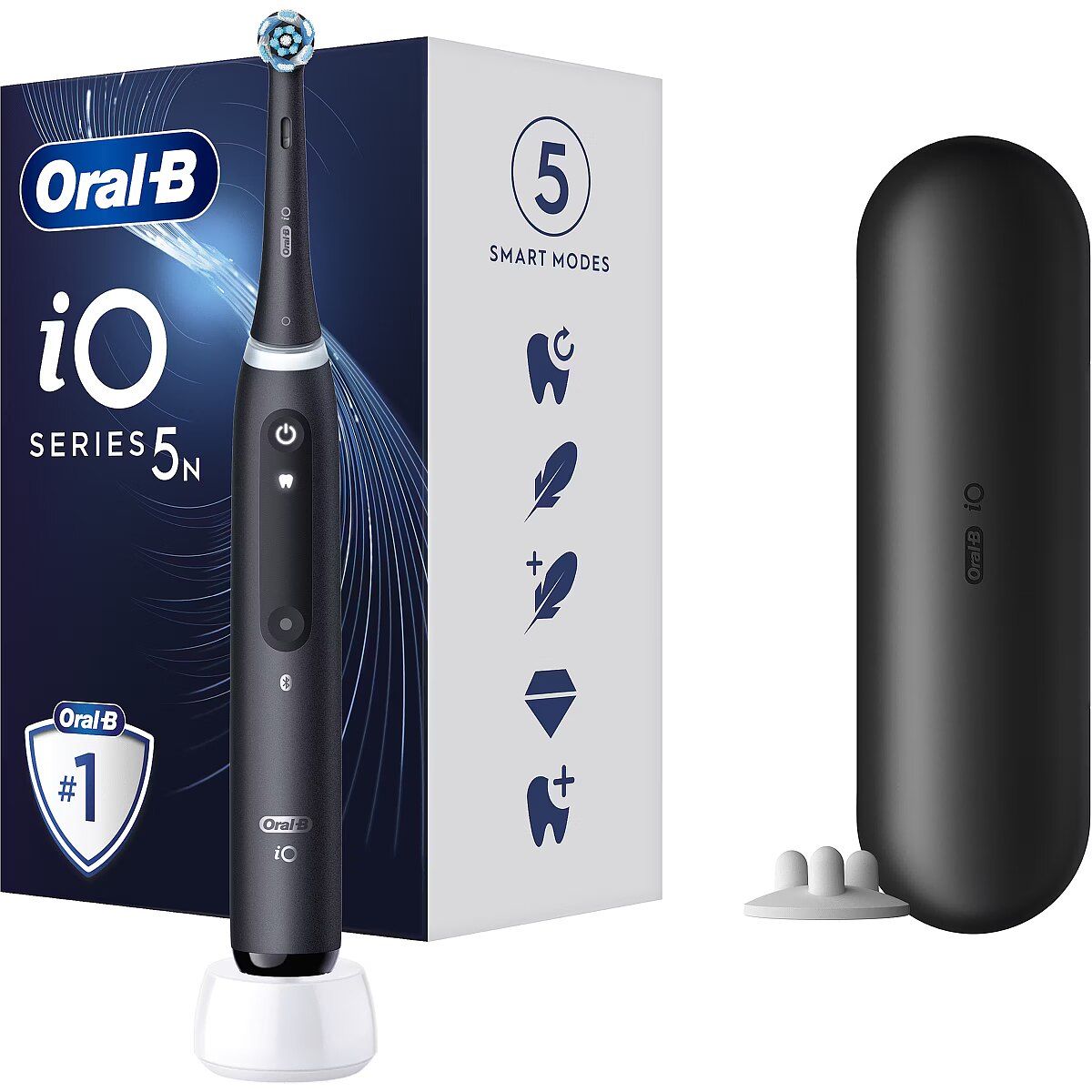 Oral-B IOSERIES5BL electric toothbrush Adult Vibrating toothbrush Black