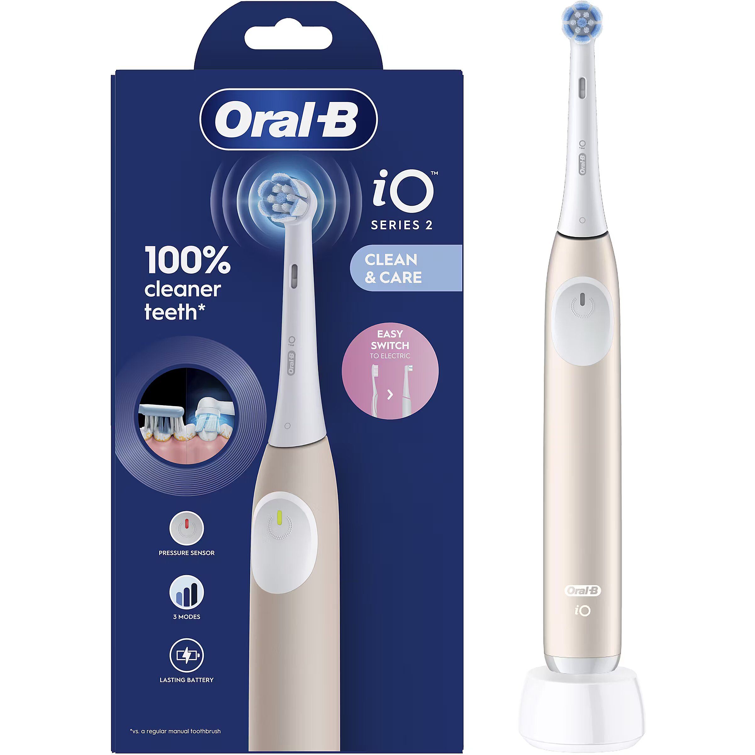 Braun iOS2.1C9.0P Oral-B iO2 Calm Pink Brush