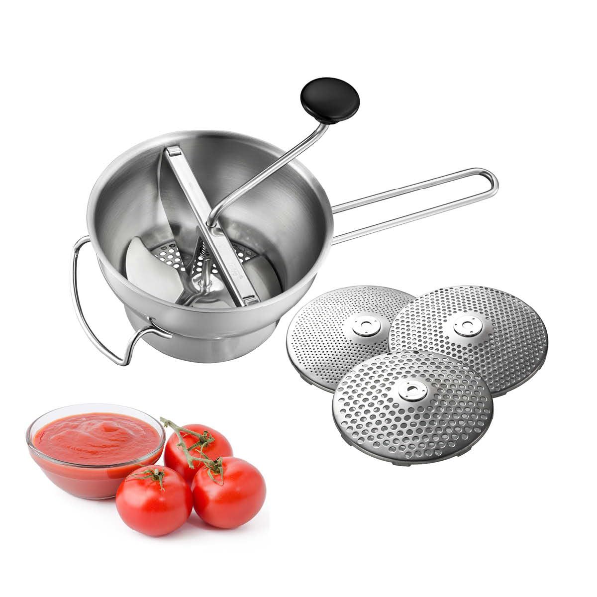 Zestaw: przecierak do żywności + 3 dyski GEFU FLOTTE LOTTE G-89210