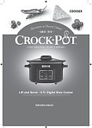 Crock-Pot Slow cooker CSC052X 4.7L