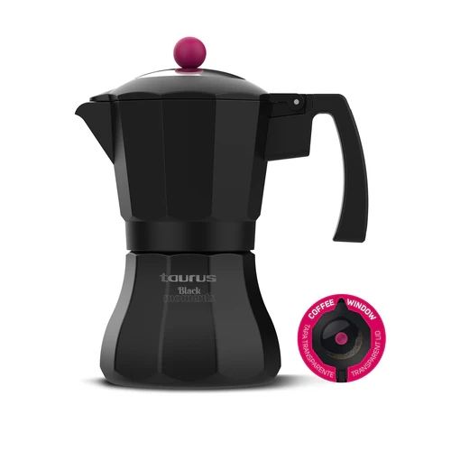 Taurus Black Moments 3 Moka pot