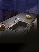 1-bowl wall-hung granite sink