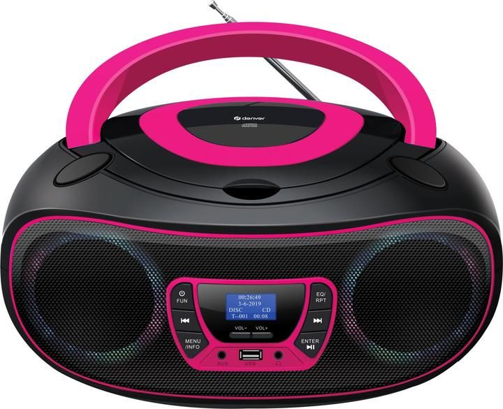 Boombox Denver TDB-212P pink