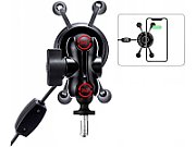 MOTORBIKE PHONE HOLDER FREEDCONN MC7W WITH INDUCTIVE CHARGER