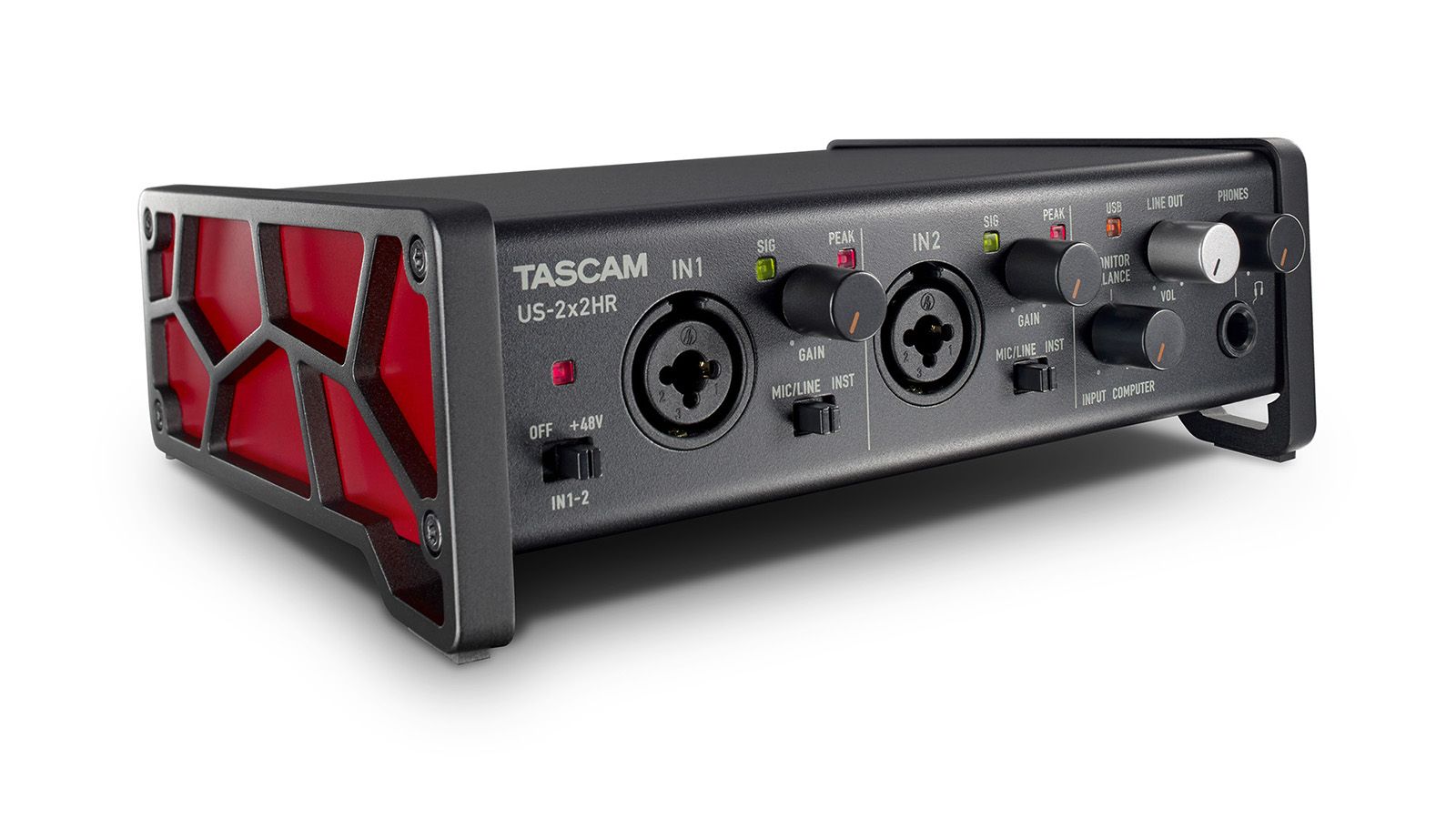 Tascam US-2X2HR recording audio interface