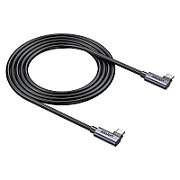 UNITEK C14147ABK01-0.5M - USB C 90°/90° PD 100W M/M 1M