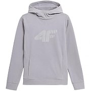 Women's fleece jacket 4F light gray H4L22 PLD352 27S L