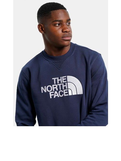 Bluza bez kaptura The North Face Drew Peak Crew - tnf black rozmiar: xl