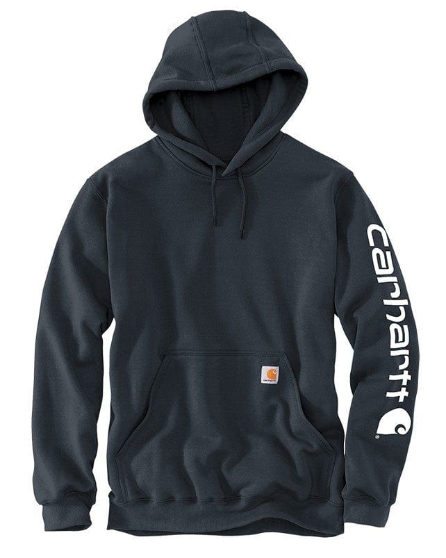 Hoodie - Carhartt Signature Logo Sweatshirt - blk