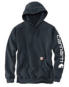 Hoodie - Carhartt Signature Logo Sweatshirt - blk