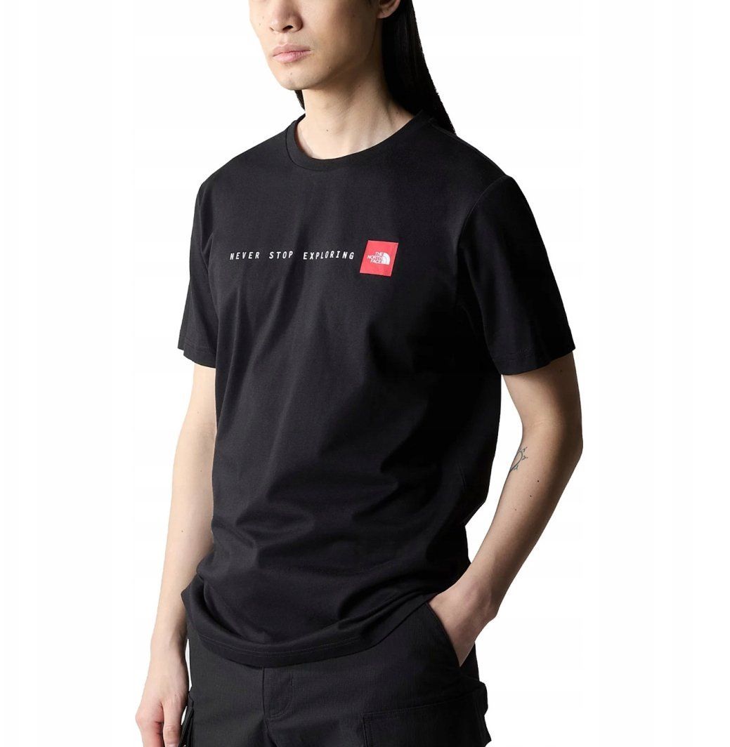 SS Never Stop Exploring Tee-TNF Black-L THE NORTH FACE T-Shirt