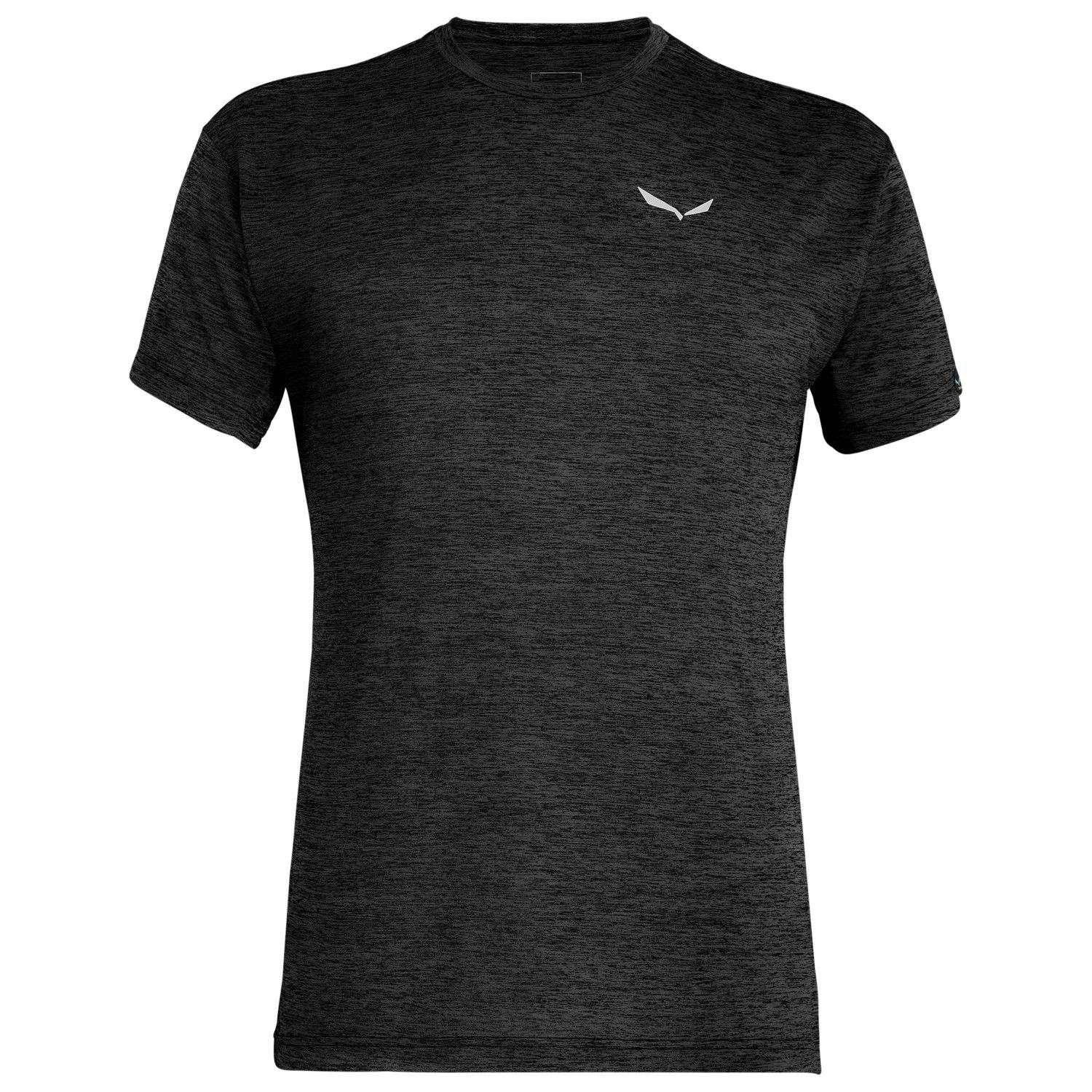 Koszulka puez melange dry ss tee women-black out melange-38 (m) SALEWA