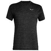 Koszulka puez melange dry ss tee women-black out melange-38 (m) SALEWA
