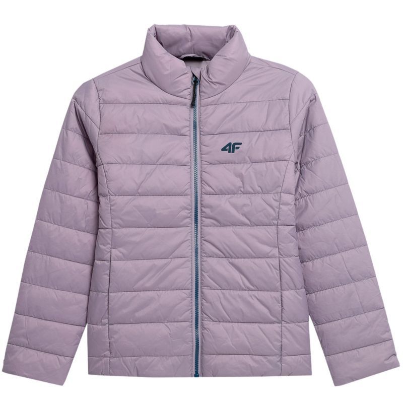 Girls' down jacket 4F light purple 4FJSS23TDJAF073 52S 158cm