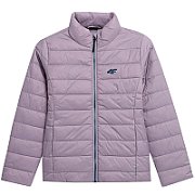 Girls' down jacket 4F light purple 4FJSS23TDJAF073 52S 158cm