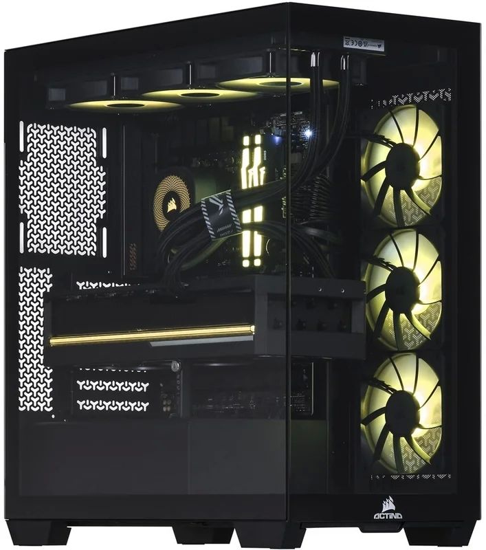 Desktop PC Actina Midi Tower, AMD 7900X (12 C / 24 T, 4.7 GHz - 5.6 GHz), 64 GB RAM, 2 TB SSD, NVIDIA GeForce RTX 5090 32 GB, Fara sistem de operare