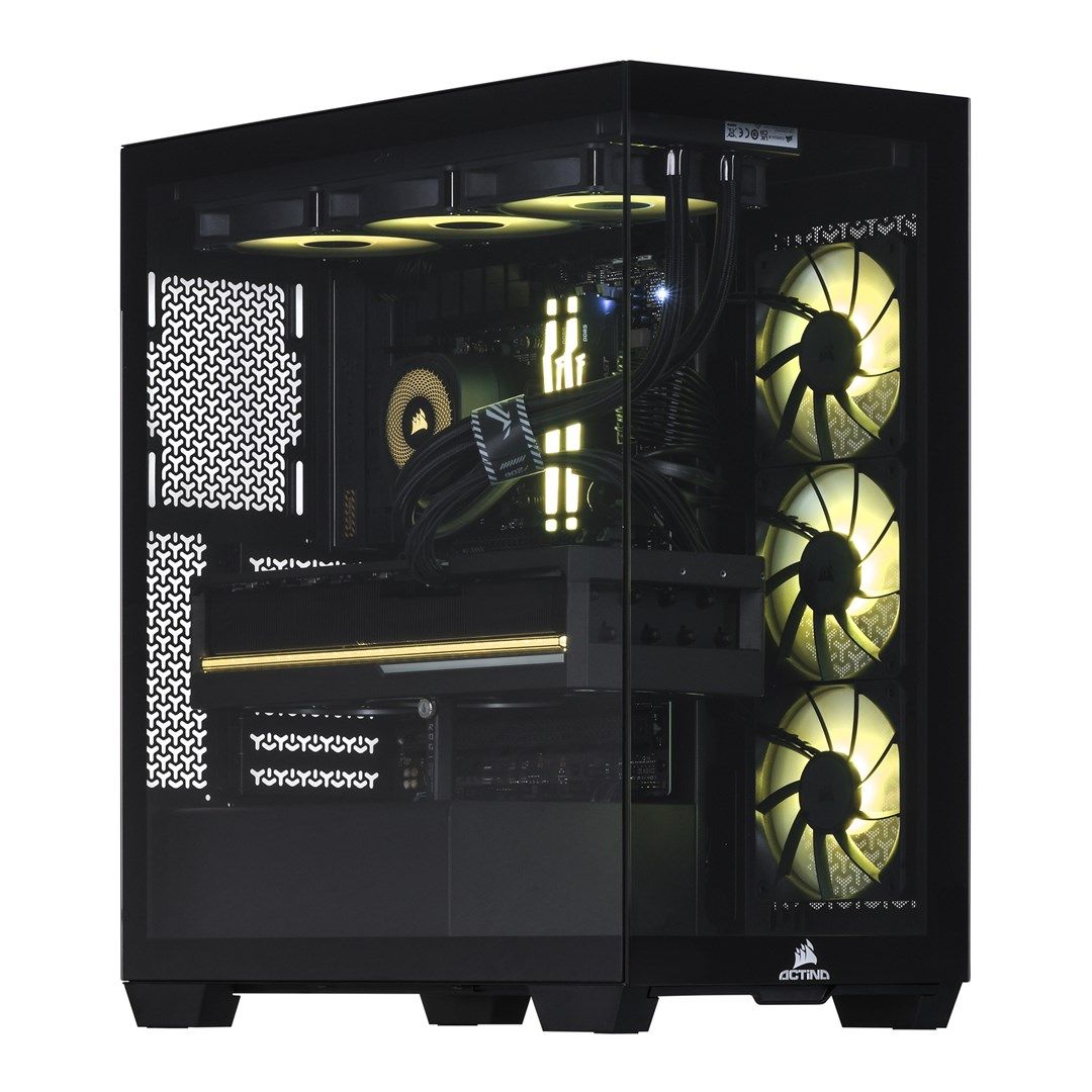 Desktop PC Actina Midi Tower, Intel Core i7-14700KF (20 C / 28 T, 5.6 GHz), 32 GB RAM, 2 TB SSD, NVIDIA GeForce RTX 5080 16 GB, Fara sistem de operare