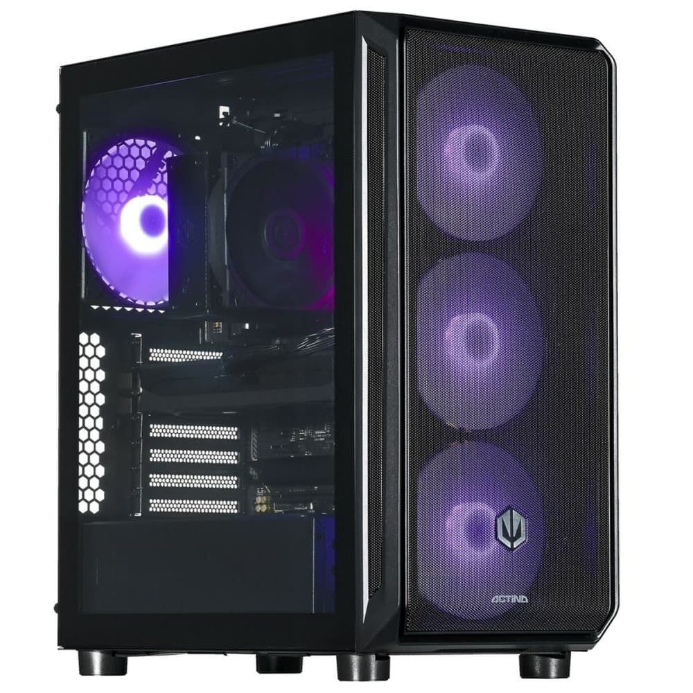 Desktop PC Actina Midi Tower, AMD 7500F (6 C / 12 T, 3.7 GHz - 5.0 GHz), 32 GB RAM, 2 TB SSD, NVIDIA GeForce RTX 5070 12 GB, Fara sistem de operare