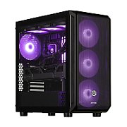 Desktop PC Actina Midi Tower, AMD Ryzen 9 7900 (12 C / 24 T, 3.7 GHz - 5.4 GHz), 32 GB RAM, 2 TB SSD, NVIDIA GeForce RTX 5070 12 GB, Fara sistem de operare