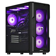 Desktop PC Actina Midi Tower, AMD Ryzen 7 7800X3D (8 C / 16 T, 5.0 GHz), 32 GB RAM, 1 TB SSD, NVIDIA RX 7900 XTX 24 GB, Fara sistem de operare