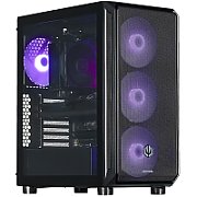 Desktop PC Actina Midi Tower, AMD 7600X3D (6 C / 12 T, 4.1 GHz - 4.7 GHz), 32 GB RAM, 2 TB SSD, AMD RX 9070 16 GB, Fara sistem de operare