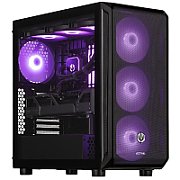 Desktop PC Actina Midi Tower, Intel Core i7-14700KF (20 C / 28 T, 5.6 GHz), 32 GB RAM, 2 TB SSD, NVIDIA GeForce RTX 5070 12 GB, Fara sistem de operare