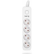 KERG power strip with switch 4 sockets 3m-10A