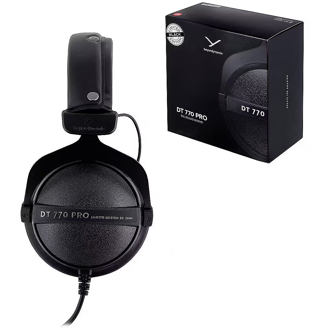 Beyerdynamic DT 770 Pro 80 ? Black Limited Edition - closed studio headphones