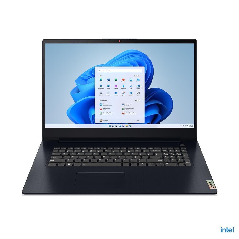 Laptop Lenovo IdeaPad 3 17IAU7 82RL00E7PB, 17.3 inch 1920 x 1080, Intel Core i5-1235U (10 C / 12 T, 3.3 GHz - 4.4 GHz, 12 MB cache, 15 W), 8 GB DDR4, 512 GB SSD, Intel Iris Xe Graphics, Windows 11 Home, Negru
