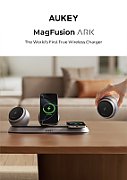 Casti Aukey  MoveAir EP-M2 , TWS, utilizare smartphone, Bluetooth 5.3, 2 x mic, durata baterie pana la 20 ore, difuzor 13mm, touch control, negru,  LLTSN1044463A  (timbru verde 0.18 lei) - 689323786268