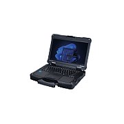Laptop Panasonic ToughBook 40 Mk2, 14 inch 1920 x 1080 Touchscreen, Intel Core Ultra 5 -125H (14 C / 18 T, 2.5 GHz - 4.5 GHz, 18 MB cache, 28 W), 16 GB DDR4, 512 GB SSD, Intel Arc Graphics, Windows 11 Pro, Tastatura Germana, Negru