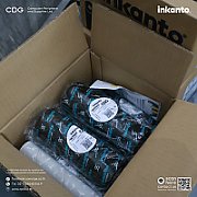 Thermal transfer ribbons, Inkanto, Wax/Resin, APX FH+, 110 mm, 74 m, Out, Black