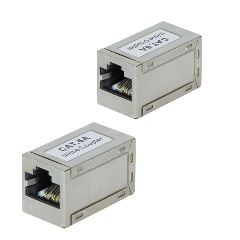 CUPLA RJ-45 LOGILINK pt. cablu FTP, Cat6a, RJ-45 (M) x 2, ecranat, metal, 1 buc,  NP0025 