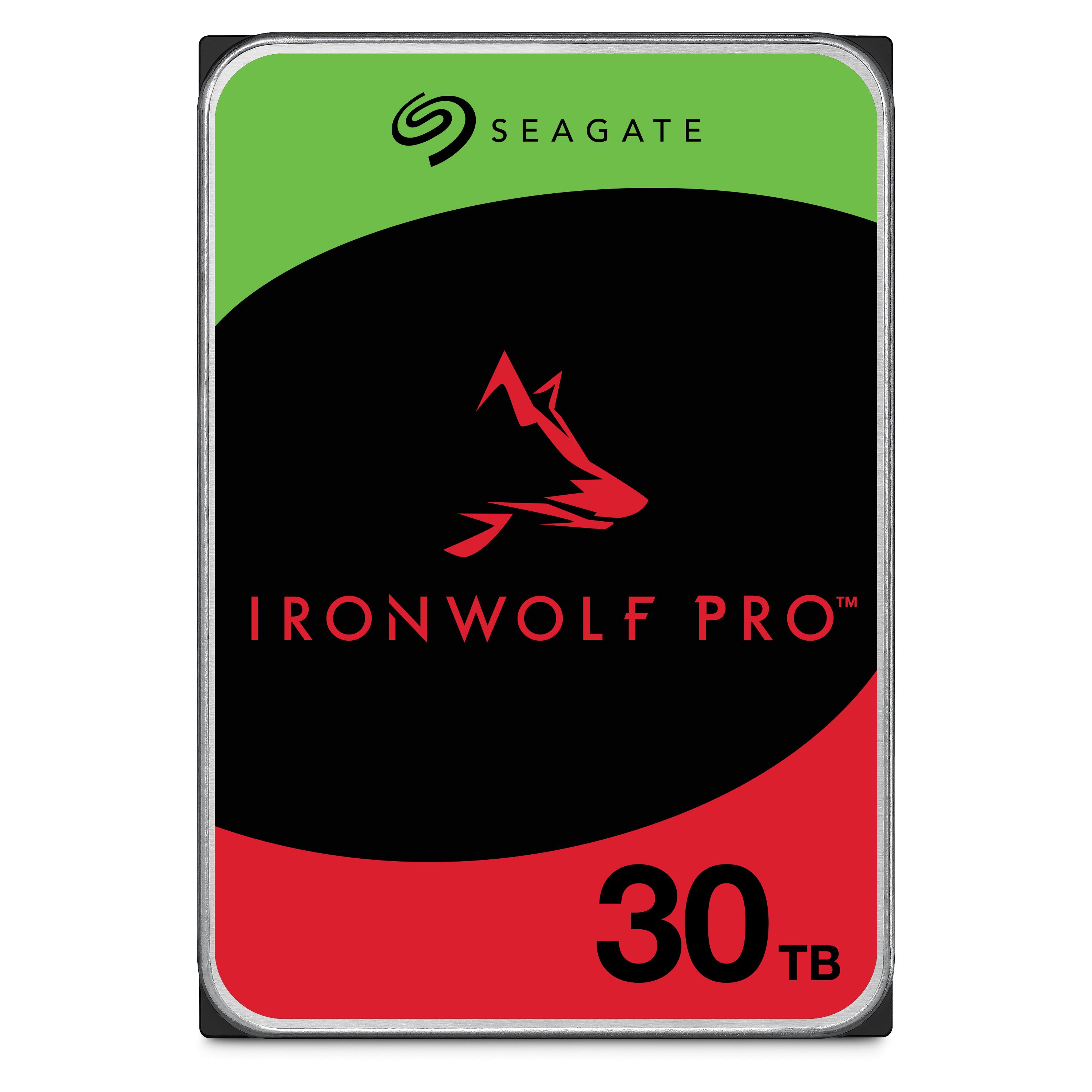 SEAGATE Ironwolf PRO Enterprise NAS HDD 30TB 7200rpm 6Gb/s SATA 256MB cache 8.9cm 3.5inch 24x7 for NAS RAID Rackmount systems BL