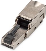 Digitus DN-81601 cablu InfiniBand/fibră optică 1 m QSFP28 DAC Negru, Argint