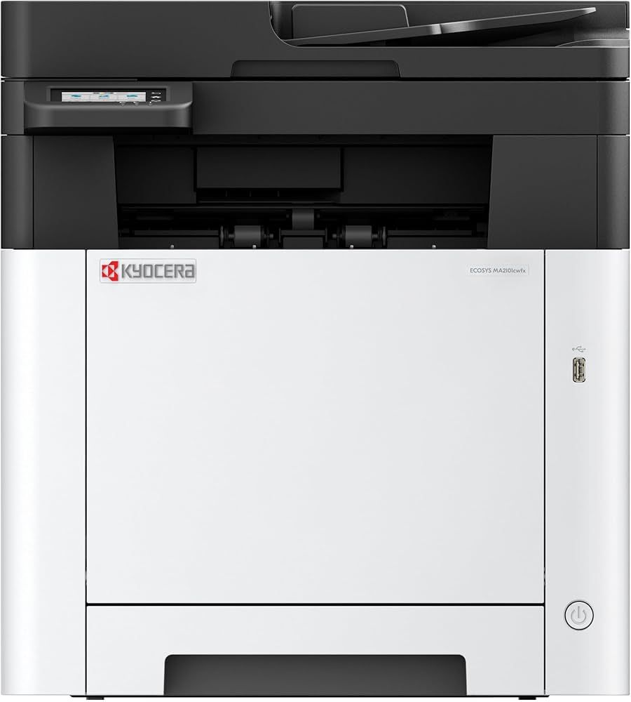 Imprimanta multifunctionala laser color Kyocera MA2101cwfx, A4, duplex, ADF, USB 2.0, Wi-Fi, 21 ppm negru, 21 ppm color
