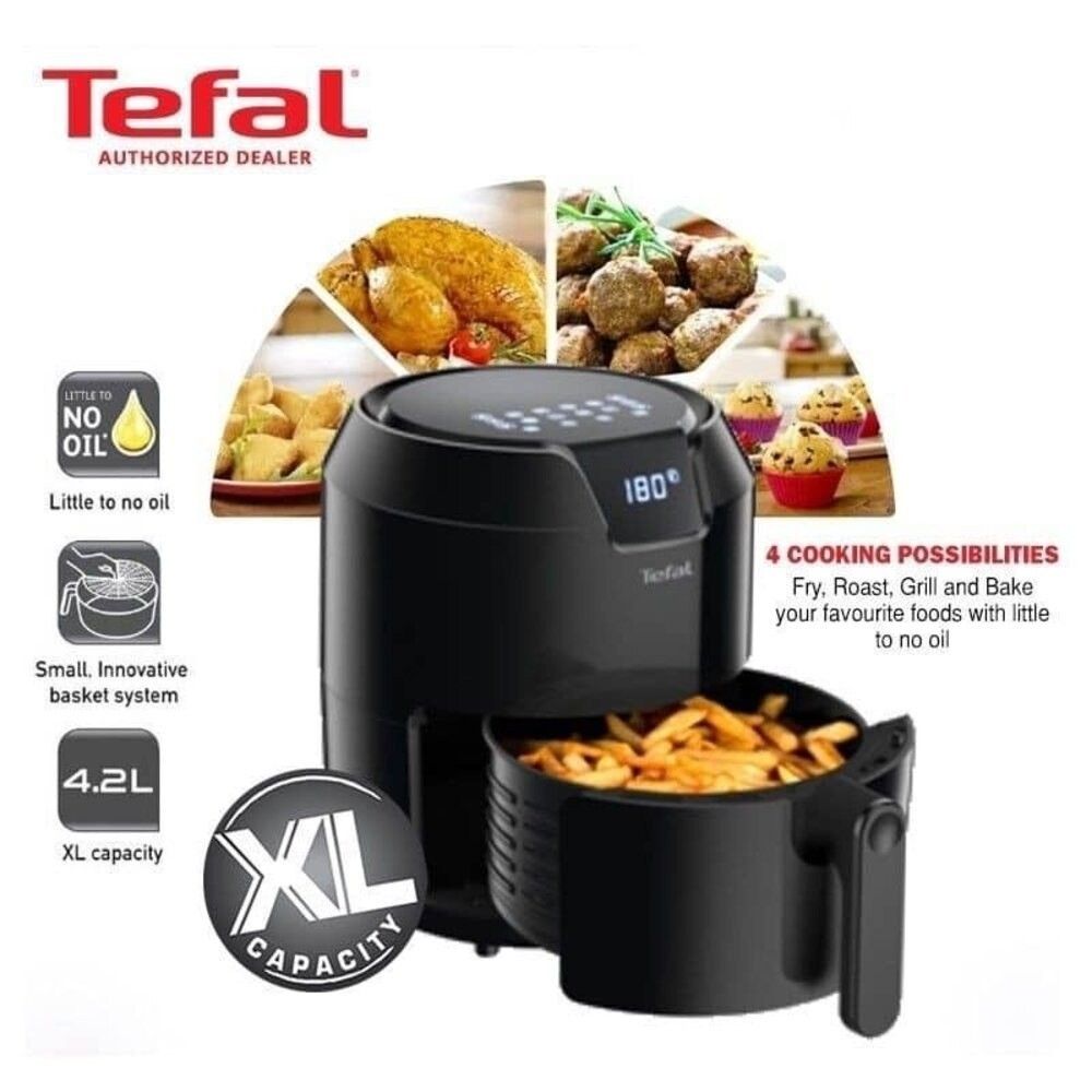 Tefal EY4018 Easy Fry Precision Air Fryer black/stainless steel