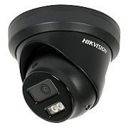 Hikvision DS-2CD2343G2-LI2U(2.8mm)(NEGRU) 4 MP cameră de rețea turret cu Acusense și iluminare hibridă inteligentă fixă