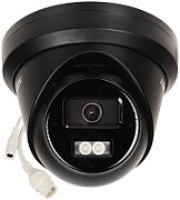 Hikvision DS-2CD2343G2-LI2U(2.8mm)(NEGRU) 4 MP cameră de rețea turret cu Acusense și iluminare hibridă inteligentă fixă