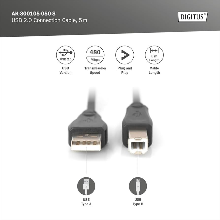 USB 2.0 connection cable