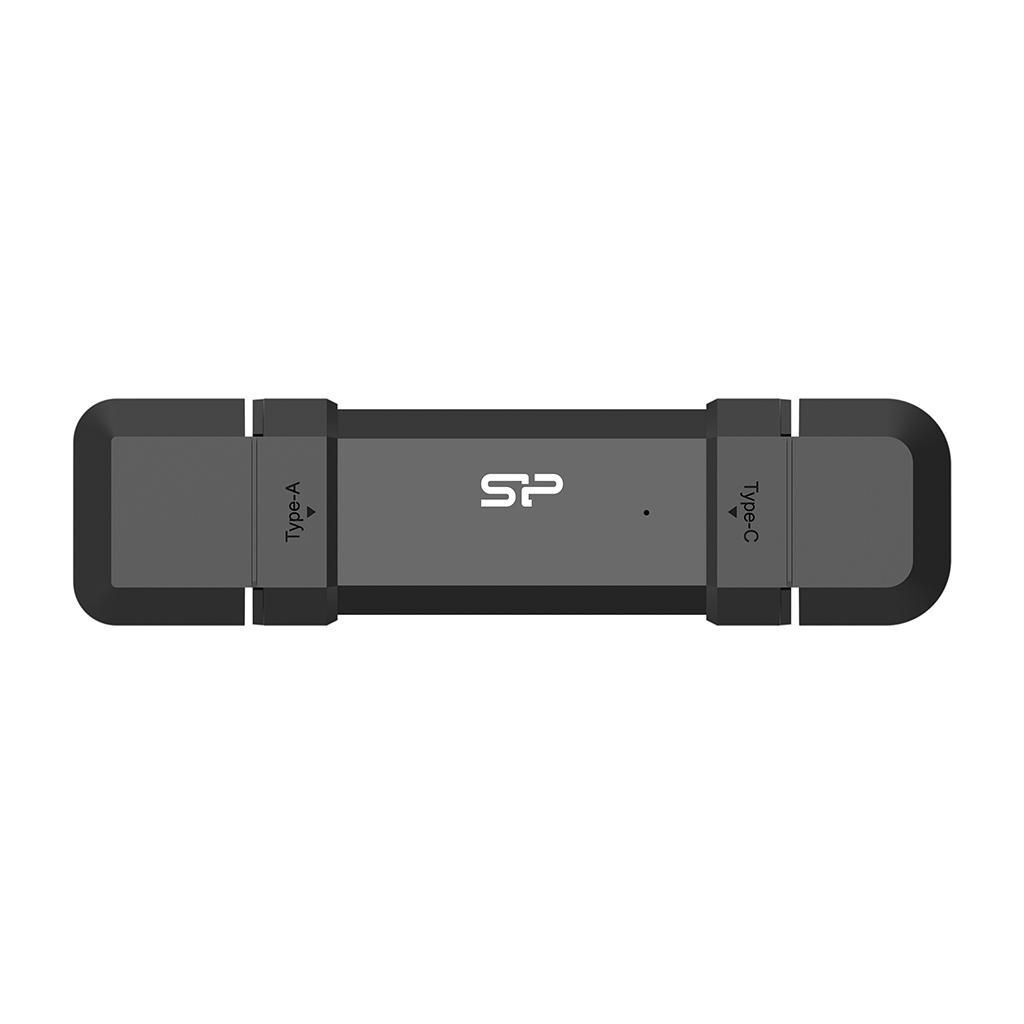 SILICON POWER DS72 250GB USB-A USB-C 1050/850MB/s Pendrive Black