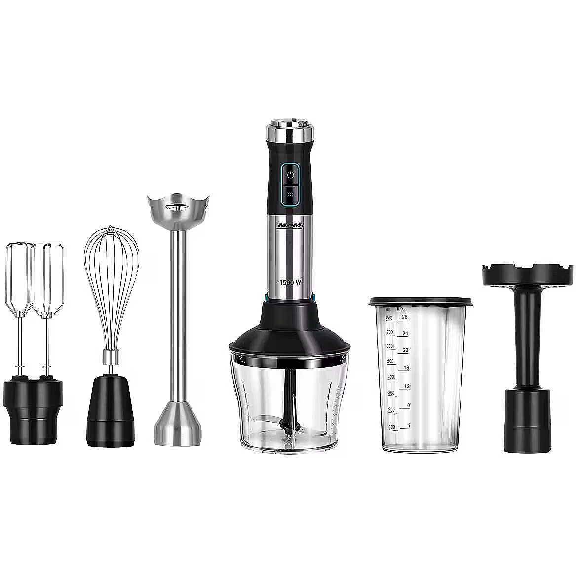 MPM MBL-42M hand blender - set 1500 W Black