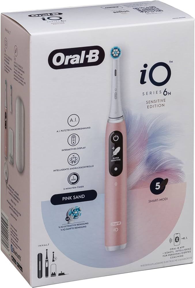 Oral-B iO Series 6 Pink Sand - toothbrush