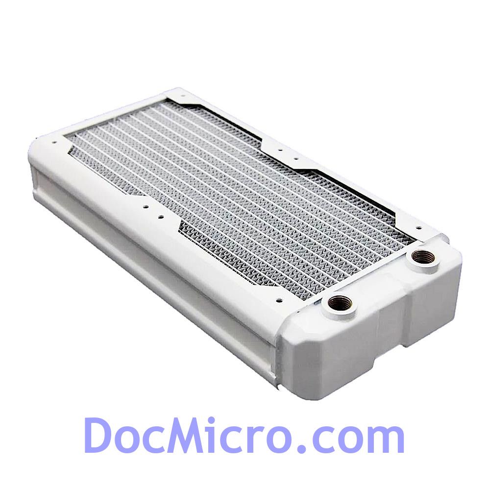 Black Ice Nemesis 240GTS - Satin White  Radiator